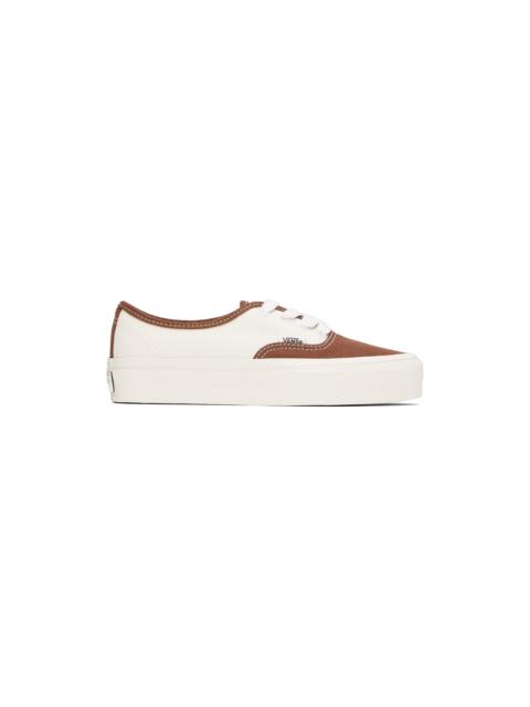 Vans Off-White & Brown Authentic Reissue 44 Sneakers