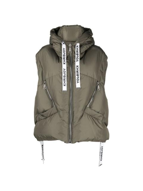 Khrisjoy Iconic hooded quilted gilet