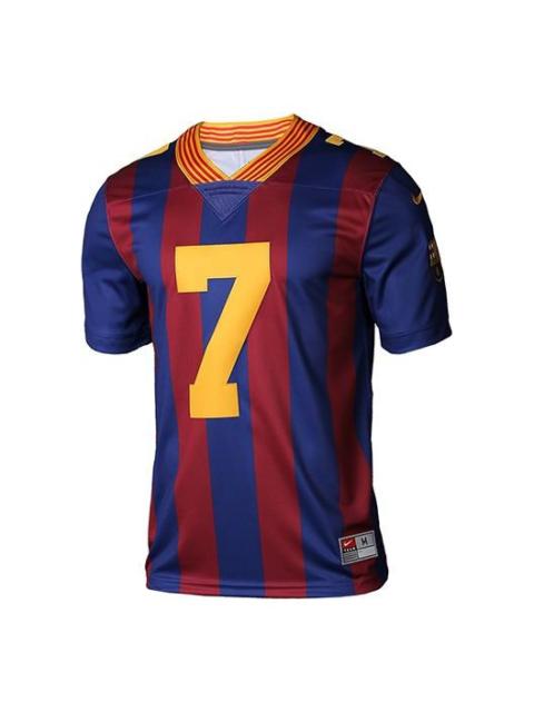 Nike 나이키 FC 바르셀로나 한정된 축구 저지 파랑/빨강 AV8374-456