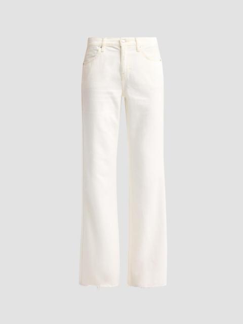 RE/DONE Women's The Californian Mid-Rise Wide-Leg Jeans - Crema