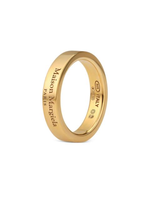 Maison Margiela logo reference silver ring