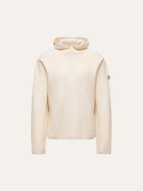 Moncler x JIL SANDER Men's Wool Rib Hoodie