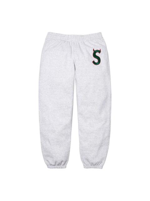 Supreme Supreme SS26 Devil S Logo Sweatpant 'Grey' SUP-SS26-139-GRY
