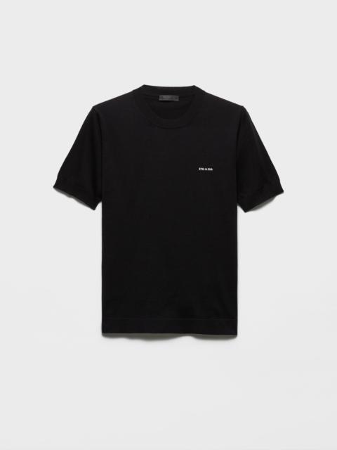 Prada Cotton crew-neck sweater