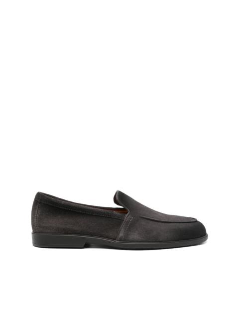 suede loafers