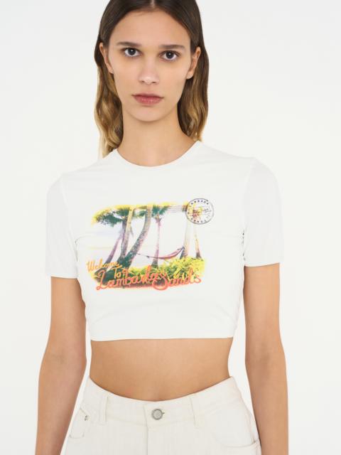 CHRISTOPHER ESBER Lambada Sands Backless Knot Tie Tee