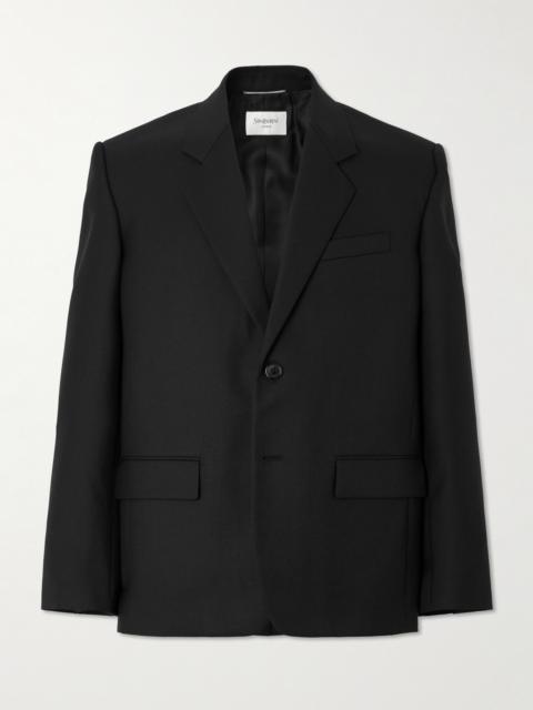 SAINT LAURENT Wool-Gabardine Blazer