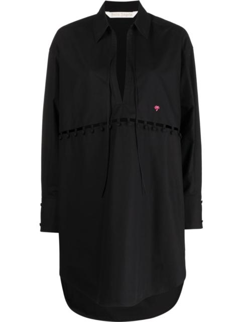 Palm Angels cut-out shirt dress