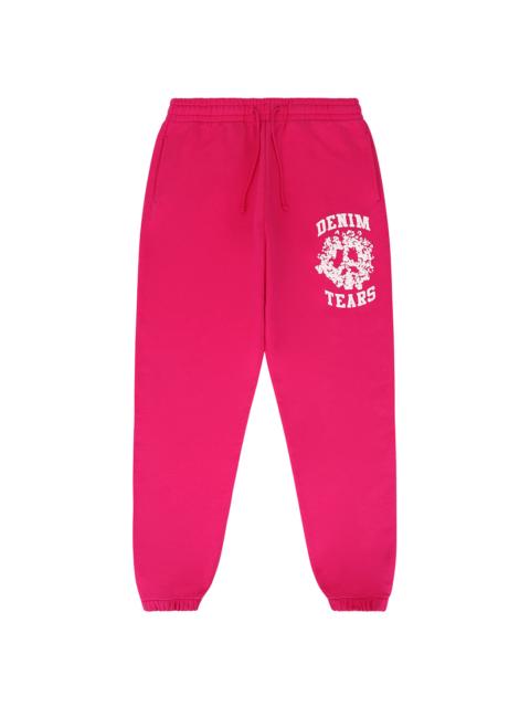 DENIM TEARS Denim University Sweatpants "Pink White" DT627