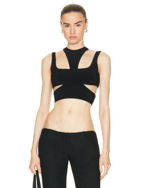 LaQuan Smith Cut Out Bralette