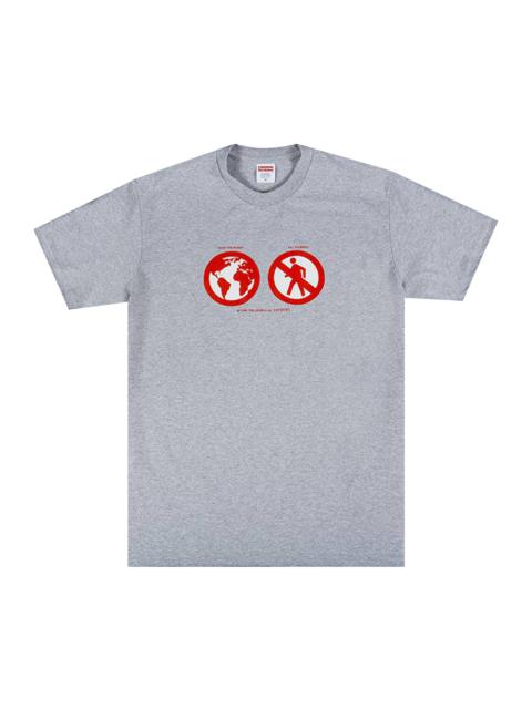 Supreme Save The Planet Tee 'Heather Grey'