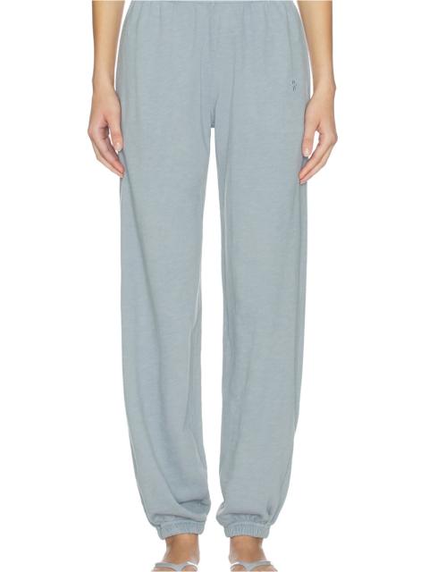 ÉTERNE Lightweight French Terry Boyfriend Pocket Sweatpant