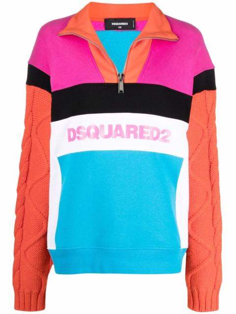 DSQUARED2 colour-block sweatshirt