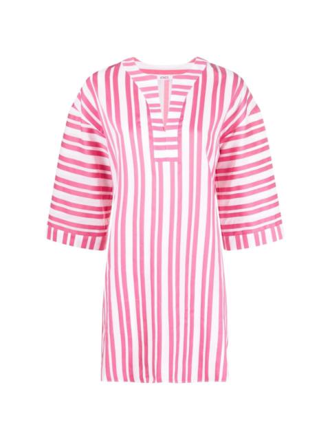 Amor striped beach dress