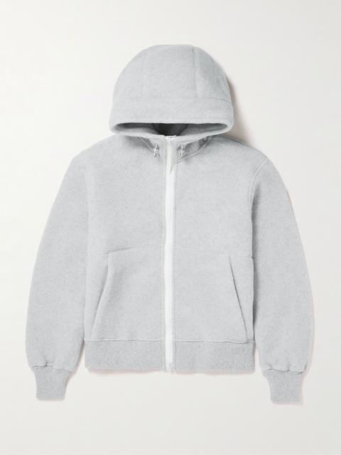Canada Goose Chilliwack Recycled Wool-Blend Jersey Hooded Bomber Jacket Gray