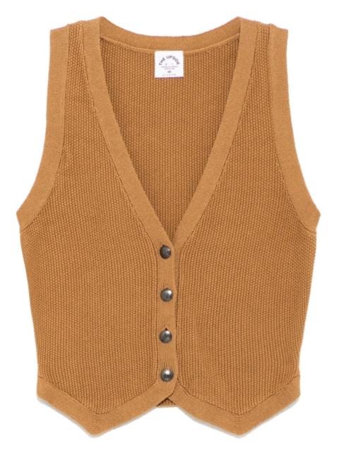 THE UPSIDE Babylon button knitted vest