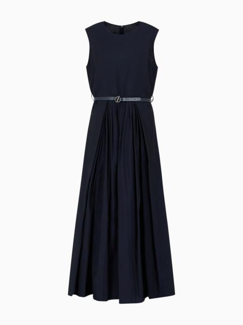 EMPORIO ARMANI Icon ASV long dress in technical Lyocell muslin