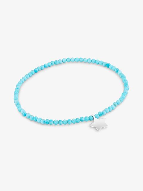 TOUS Elastic Bracelet with blue howlite and silver star TOUS Motifs