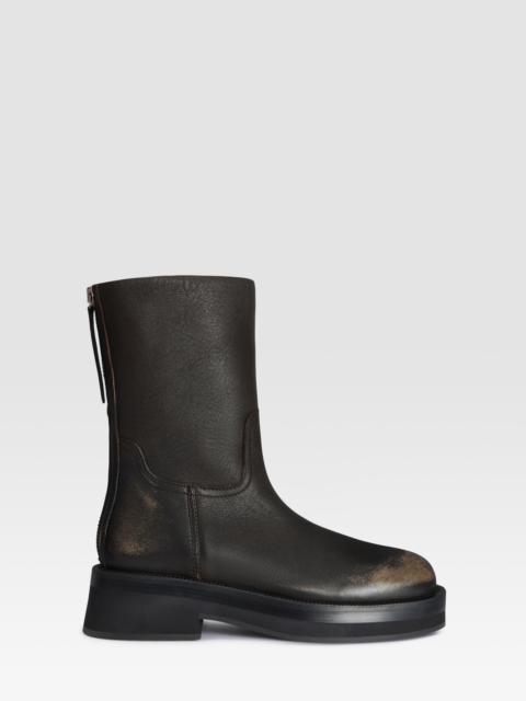PARIS TEXAS NAPA RUBBER ANKLE BOOT