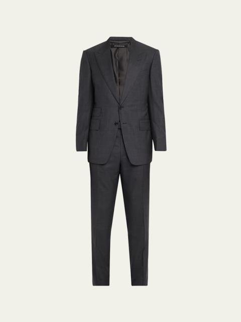 TOM FORD Men's Windowpane Two-Piece Suit