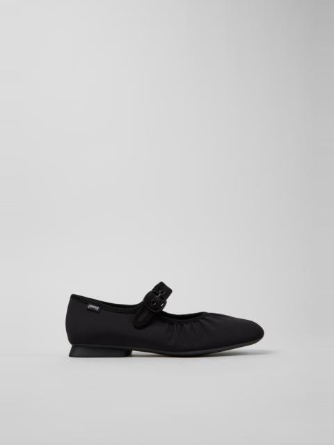 CAMPER Casi Myra Black Textile Ballerinas for Women.