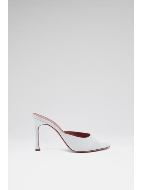 Amina Muaddi ALEXA SLIPPER 95 WHITE NAPPA