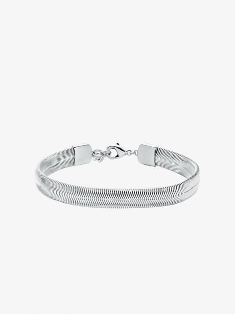 MICHAEL KORS Precious Metal-Plated Brass Snake Chain Bracelet