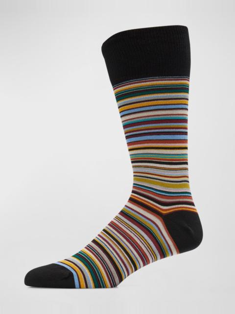 Paul Smith Men's Multi-Stripe Socks