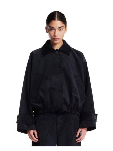 RÓHE Blue Corduroy Bomber Jacket