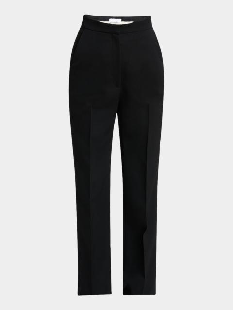 Givenchy Classic Straight-Leg Tuxedo Pants