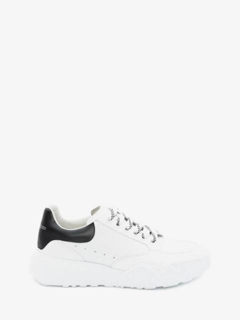 Alexander McQueen Court Trainer in White/black