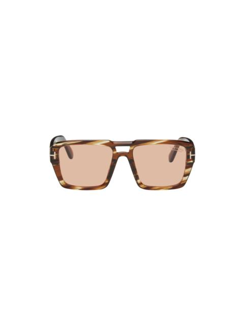 Brown Redford Sunglasses