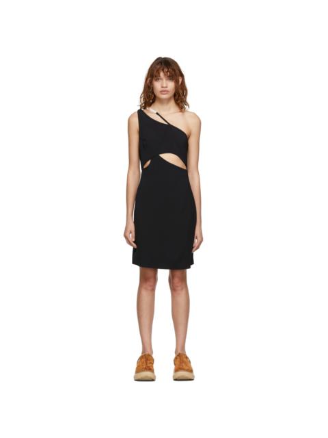 Givenchy Black Asymmetric Cocktail Dress
