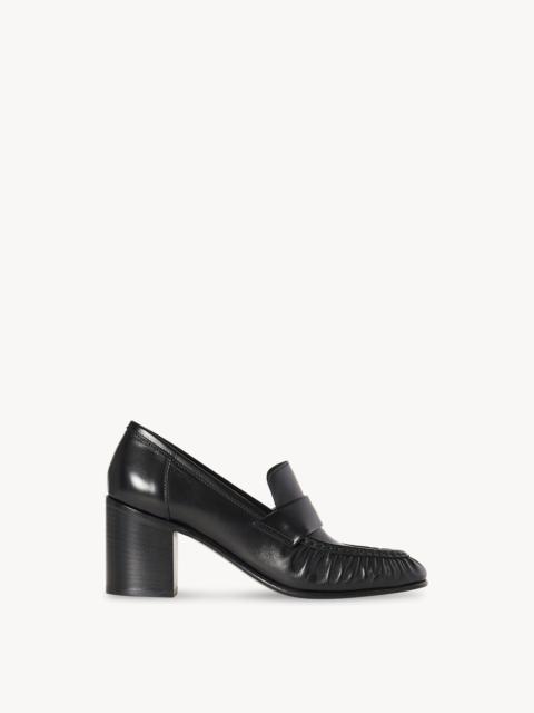 The Row Loafer Pump in Leather