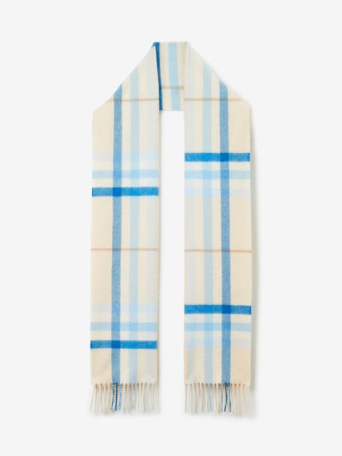 Burberry Exaggerated Check Cashmere Scarf