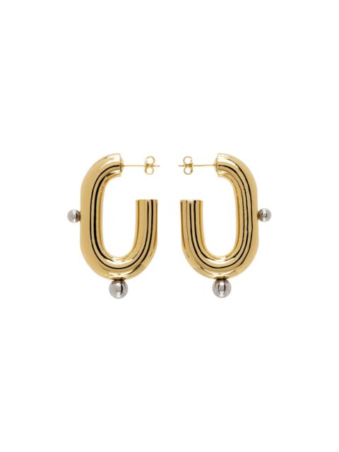 rabanne Gold XL Link Hoop Earrings