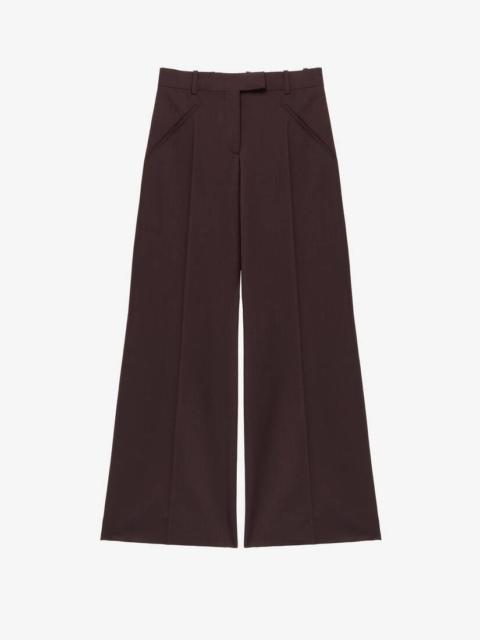 Alexander McQueen Wide Leg Trousers