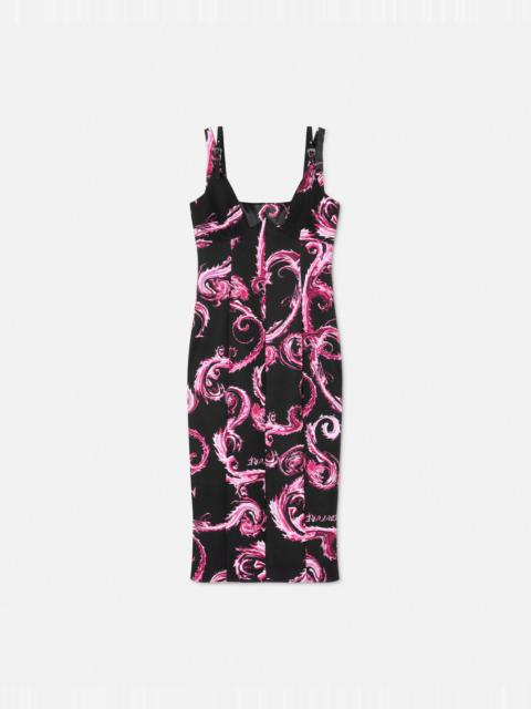 VERSACE JEANS COUTURE Chromo Couture Midi Dress