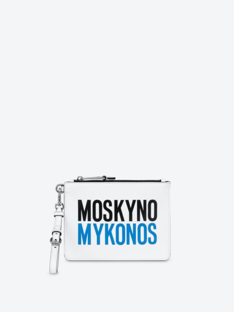 Moschino LIMITED EDITION MOSKYNO MYKONOS CLUTCH