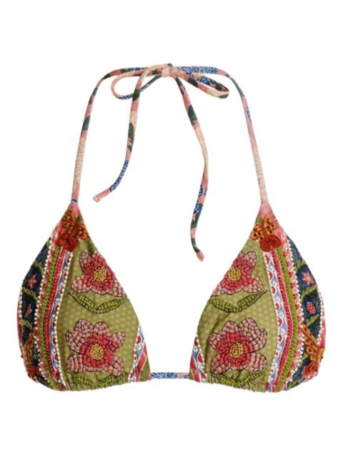 Agua by Agua Bendita Lolita fiore bikini top