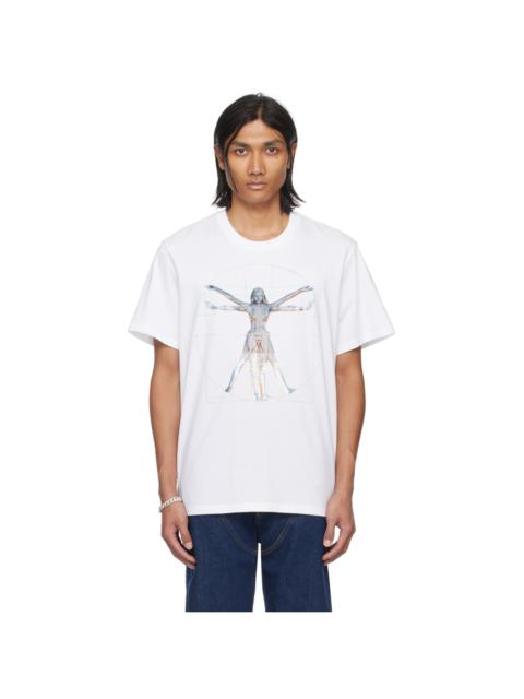 Stella McCartney White Vitruvian Woman T-Shirt