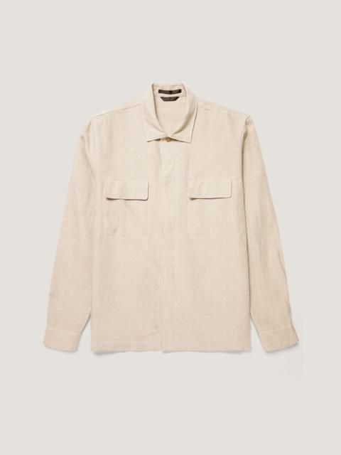 Sunspel Linen Overshirt