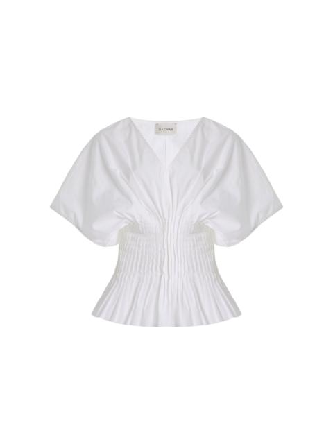 House of Dagmar Cotton Poplin Top white