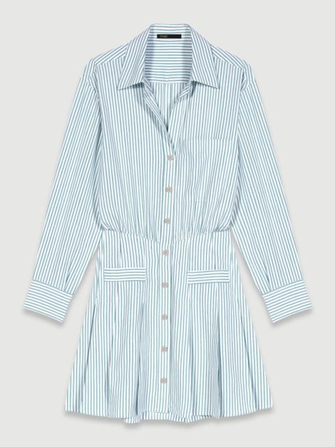 Striped shirt dress