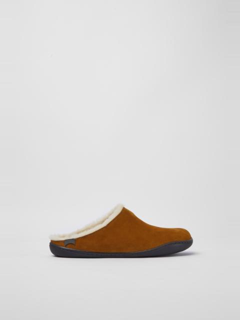 CAMPER Peu Brown nubuck shoes for women