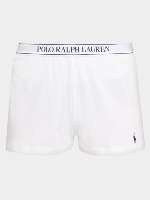 Polo Ralph Lauren Logo Cotton-Blend Sleep Shorts