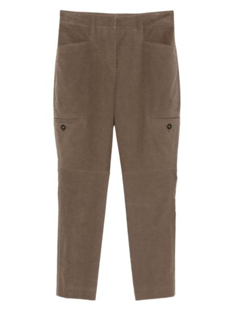 Brunello Cucinelli zip-hem trousers