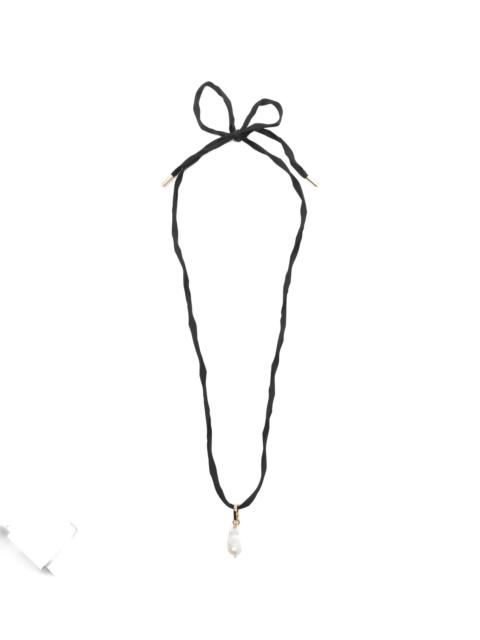 Carven Carven Talisma Pearl Tie Necklace