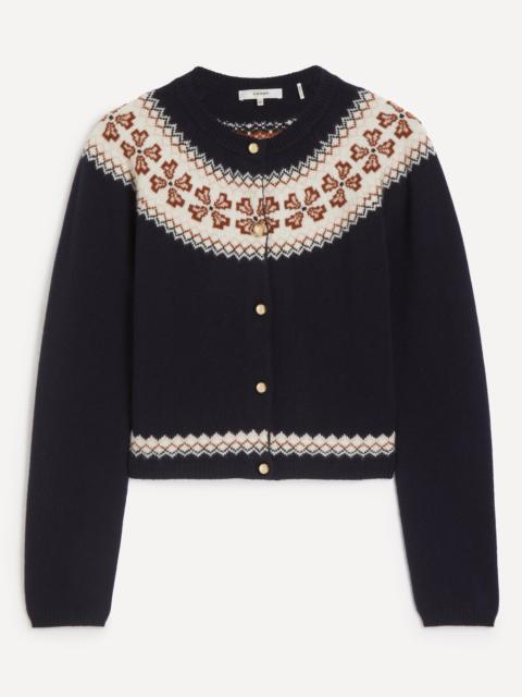 PAIGE Cashmere Fair Isle Cardigan