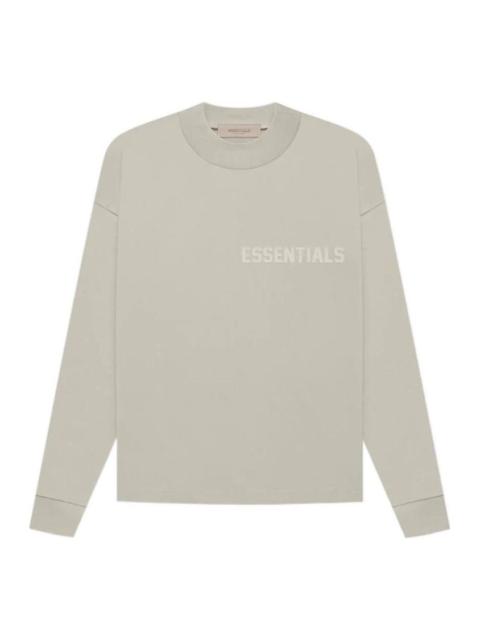 ESSENTIALS Fear of God Essentials FW22 Ls Tee smoke Logo T-Shirts ' Grey' ESSLTLE2011MJ